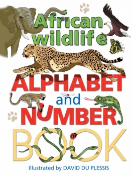 e - African Wildlife Alphabet &amp; Number Book