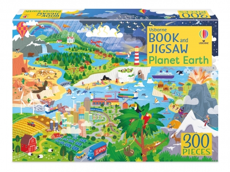 Planet Earth Book &amp; Jigsaw 300 Pieces
