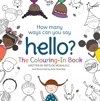 How Many Ways Can you Say Hello Colouring In Book