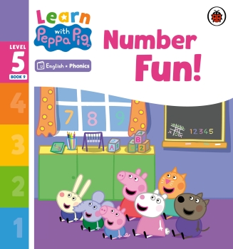 Learn with Peppa Phonics Level 5 Book 9: Number Fun (Phonics Reader)