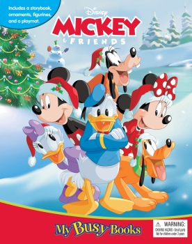 Mickey &amp; Friends Christmas: My Busy Books