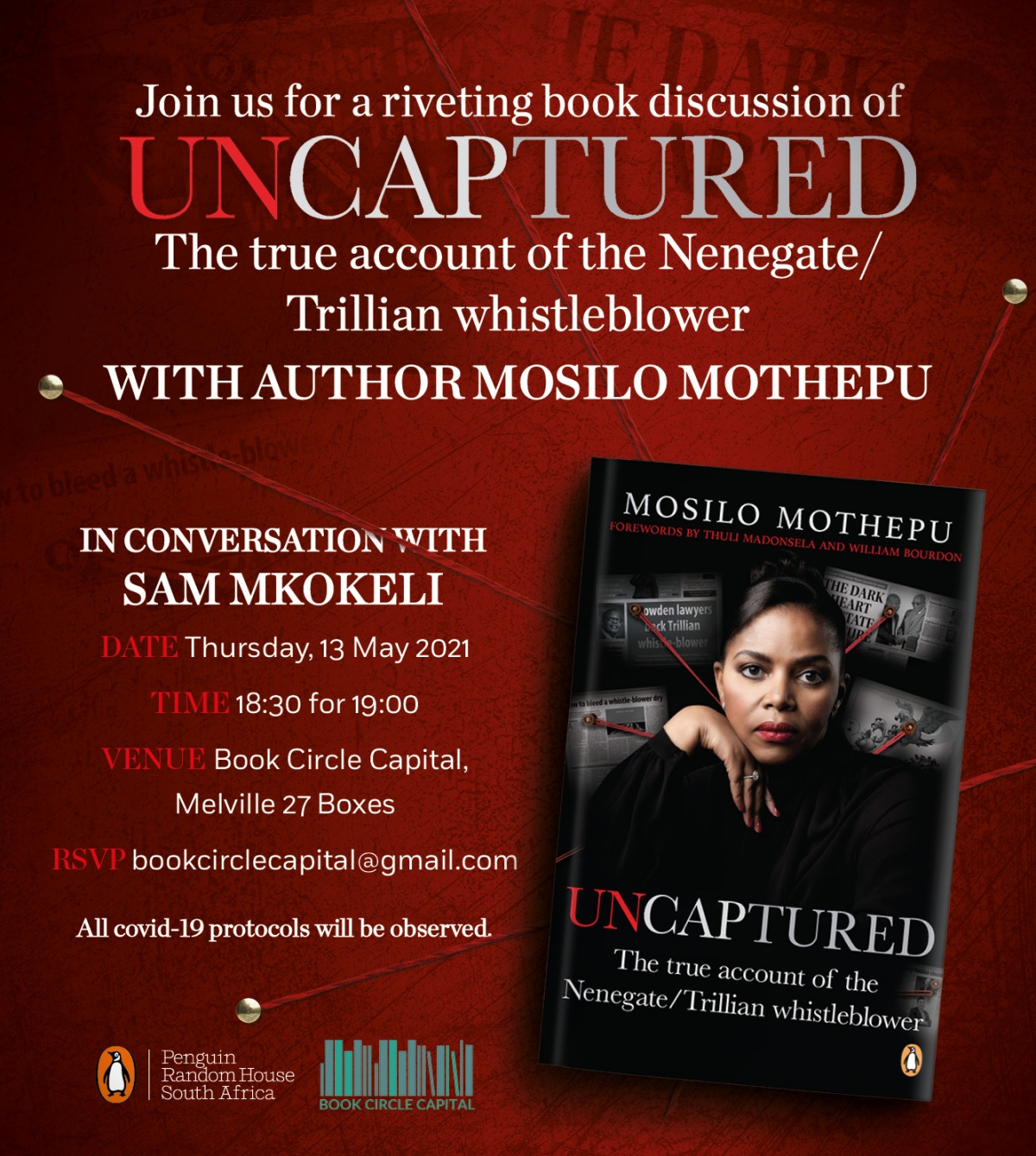 Uncaptured Book Discussion Event