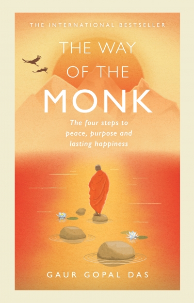 the front cover of gaur gopal das's book the way of the monk