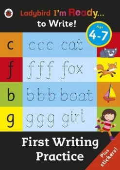 First Writing Practice: Ladybird I&#039;m Ready to Write sticker activity    book