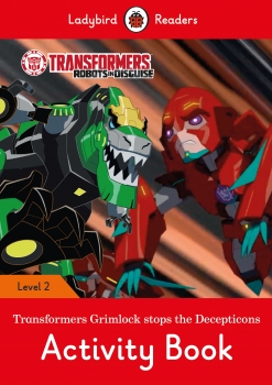 Transformers: Grimlock Stops the Decepticons Activity Book