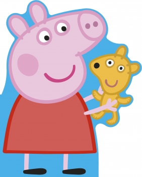 All About Peppa: Peppa Shaped Board Book