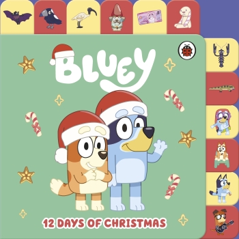 Bluey: 12 Days of Christmas Tabbed Board Book