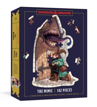Dungeons &amp; Dragons Mini Shaped Jigsaw Puzzle: The Mimic Edition 102 Pieces