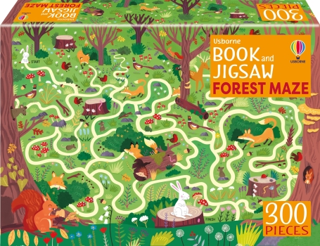 Forest Maze Book &amp; Jigsaw 300 Pieces