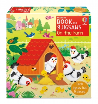 On the Farm Book &amp; 3 Jigsaws