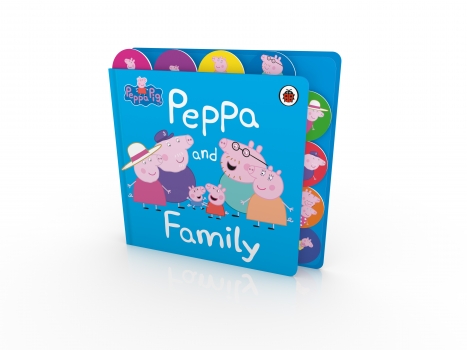 Peppa Pig: Peppa and Family Tabbed Board Book